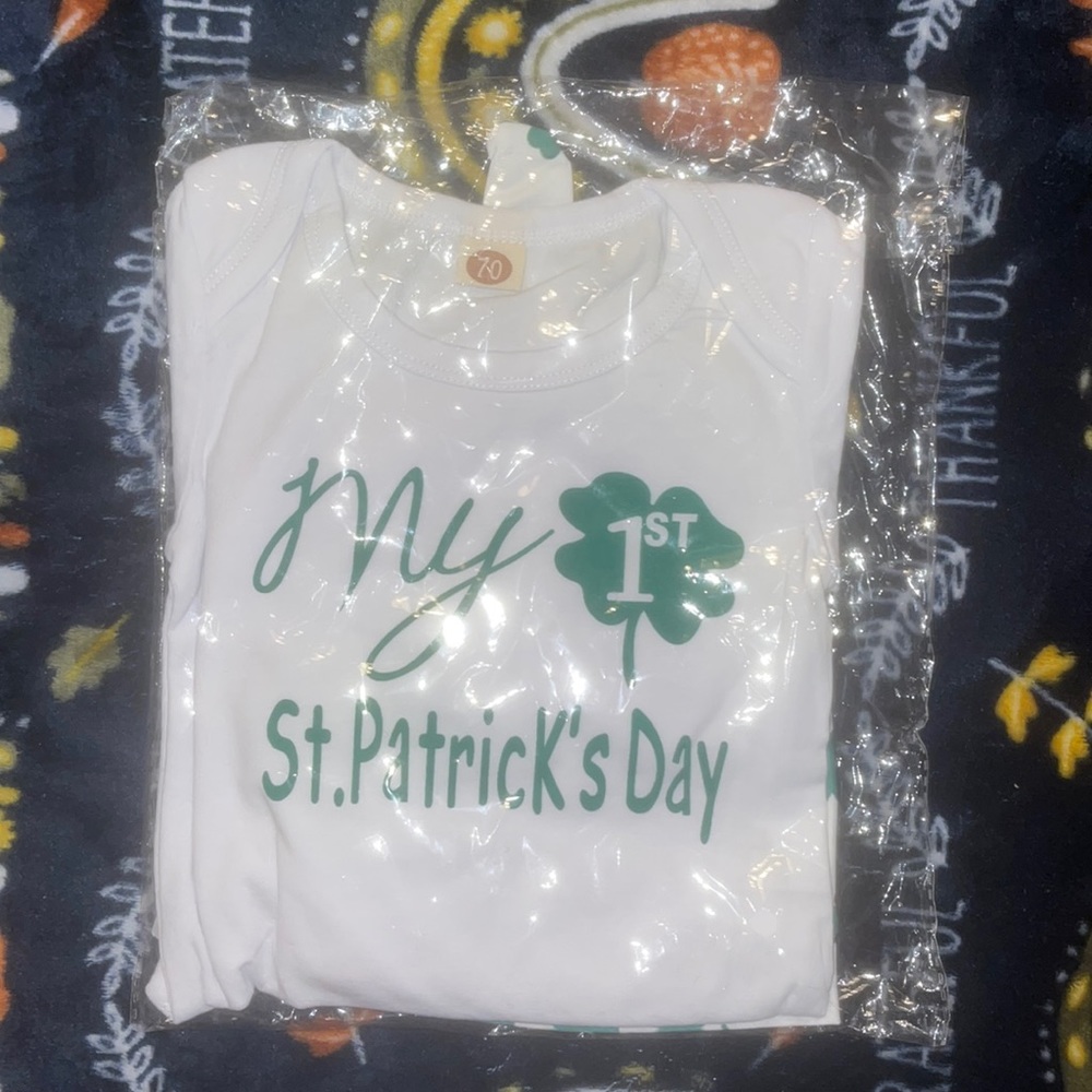 Baby Girl St. Patricks Day Outfit Size 70